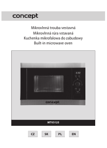 Instrukcja Concept MTV3125 Kuchenka mikrofalowa