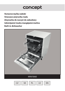 Návod Concept MNV5860 Umývačka riadu