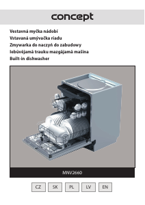 Manuál Concept MNV2660 Myčka na nádobí