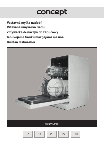 Manuál Concept MNV4245 Myčka na nádobí