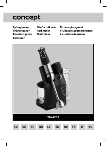 Manuale Concept TM4735 Frullatore a mano