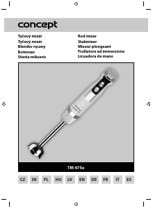 Manual de uso Concept TM4751 Batidora de mano