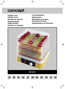 Manual de uso Concept SO1071 Deshidratador