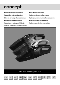 Manual de uso Concept VP4360 Aspirador de mano