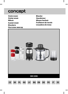 Instrukcja Concept SM3390 Blender