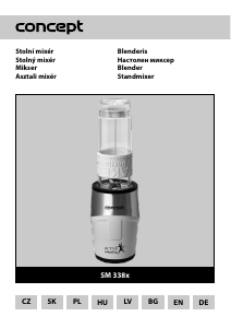 Bedienungsanleitung Concept SM3381 Standmixer