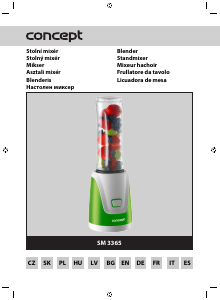 Manuale Concept SM3365 Frullatore