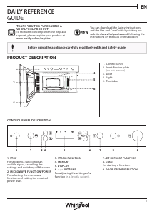 Manual Whirlpool AMW 4910/IX Microwave