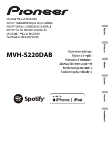 Mode d’emploi Pioneer MVH-S220DAB Autoradio