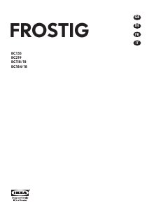 Manuale IKEA FROSTIG BC155 Frigorifero