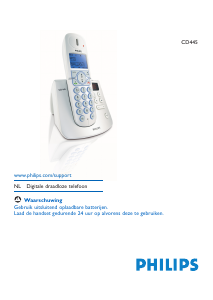 Handleiding Philips CD4453S Draadloze telefoon