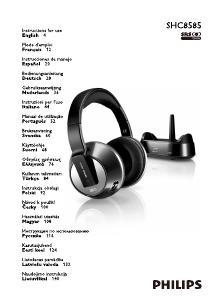 Manual de uso Philips SHC8585 Auriculares