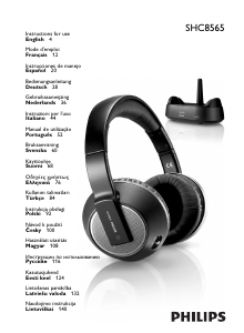 Manual Philips SHC8565 Headphone