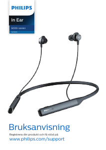 Bruksanvisning Philips TAPN505BK Hörlurar