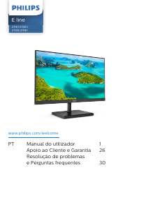 Manual Philips 278E1A Monitor LED