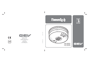 Manual GEV FMR 3033 FlammEx Detector de fum