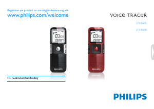 Handleiding Philips LFH0648 Voice Tracer Audiorecorder