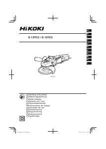 Mode d’emploi Hikoki G 13YC2 Meuleuse angulaire