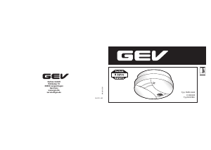 Manual GEV FMR 4023 FlammEx Detector de fum
