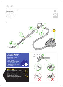 Manuál Dyson DC26 Vysavač