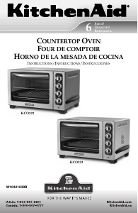 Handleiding KitchenAid KCO223CU1 Oven