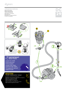 Manuale Dyson DC29 Aspirapolvere