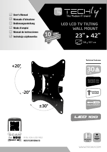 Manual de uso Techly ICA-LCD 902 Soporte de pared