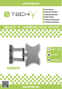 Manual Techly ICA-LCD 2923E Wall Mount