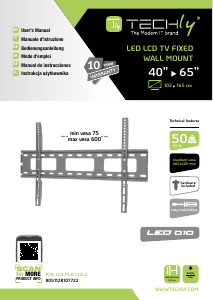 Instrukcja Techly ICA-PLB 132L2 Uchwyt ścienny