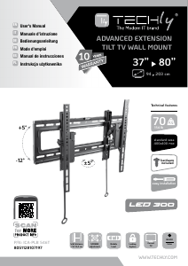 Manual de uso Techly ICA-PLB 546T Soporte de pared