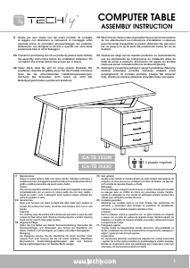 Manual de uso Techly ICA-TB 3533O Escritorio