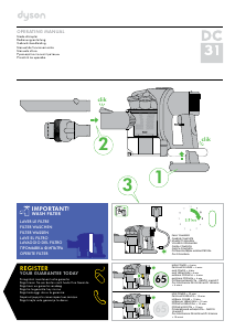 Manual de uso Dyson DC31 Aspirador