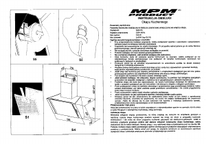 Instrukcja MPM MPM-60-OE-21 Okap kuchenny