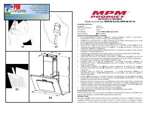 Instrukcja MPM MPM-60-OV-09 Okap kuchenny