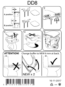 Manuale Pressalit Code Sedile WC