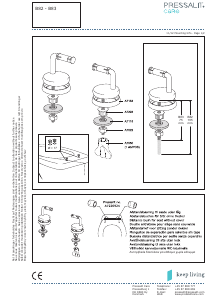 Bedienungsanleitung Pressalit Colani Toilettensitz