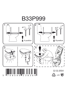 Manuale Pressalit Magnum Sedile WC