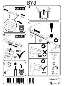 Manual Pressalit Projecta Plus Capac de toaletă