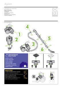 Manual de uso Dyson DC32 Aspirador