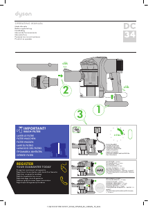 Manual de uso Dyson DC34 Aspirador