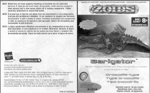 Mode d’emploi Hasbro Zoids Barigator