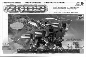 Mode d’emploi Hasbro Zoids Blade Liger