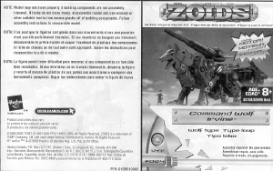 Manual Hasbro Zoids Command Wolf Irvine