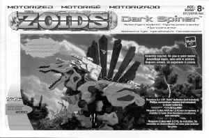 Manual de uso Hasbro Zoids Dark Spiner