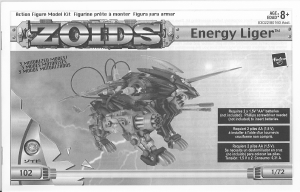 Mode d’emploi Hasbro Zoids Energy Liger