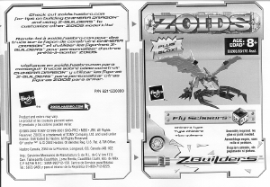 Manual Hasbro Zoids Fly Scissors