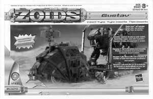 Mode d’emploi Hasbro Zoids Gustav