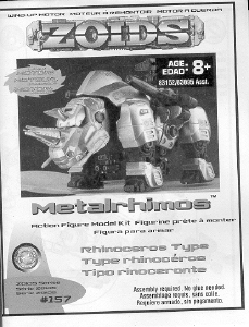 Manual de uso Hasbro Zoids Metalrhimos
