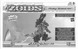 Manual de uso Hasbro Zoids Ray Saurer