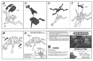 Mode d’emploi Hasbro Zoids Saicurtis